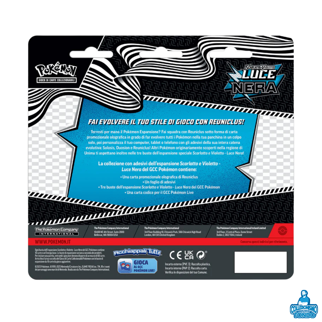 Collezione Luce Nera Reuniclus con adesivi (IT)