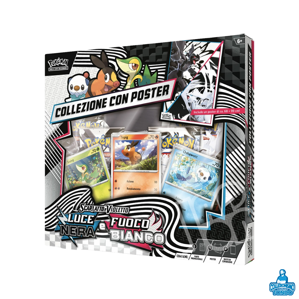 Pokèmon Collezione Con Poster Scarlatto e Violetto - Luce Nera e Fuoco Bianco (IT)